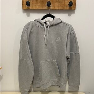 Adidas women’s  Light Gray Hoodie L